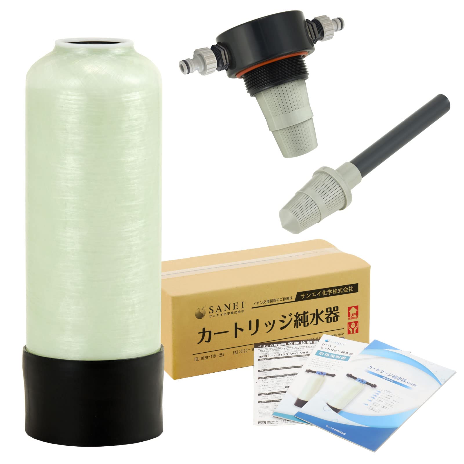 サンエイ化学 カートリッジ純水器 5L スタンダードタイプ Amazon | サンエイ化学 カートリッジ純水器 5L スタンダード
